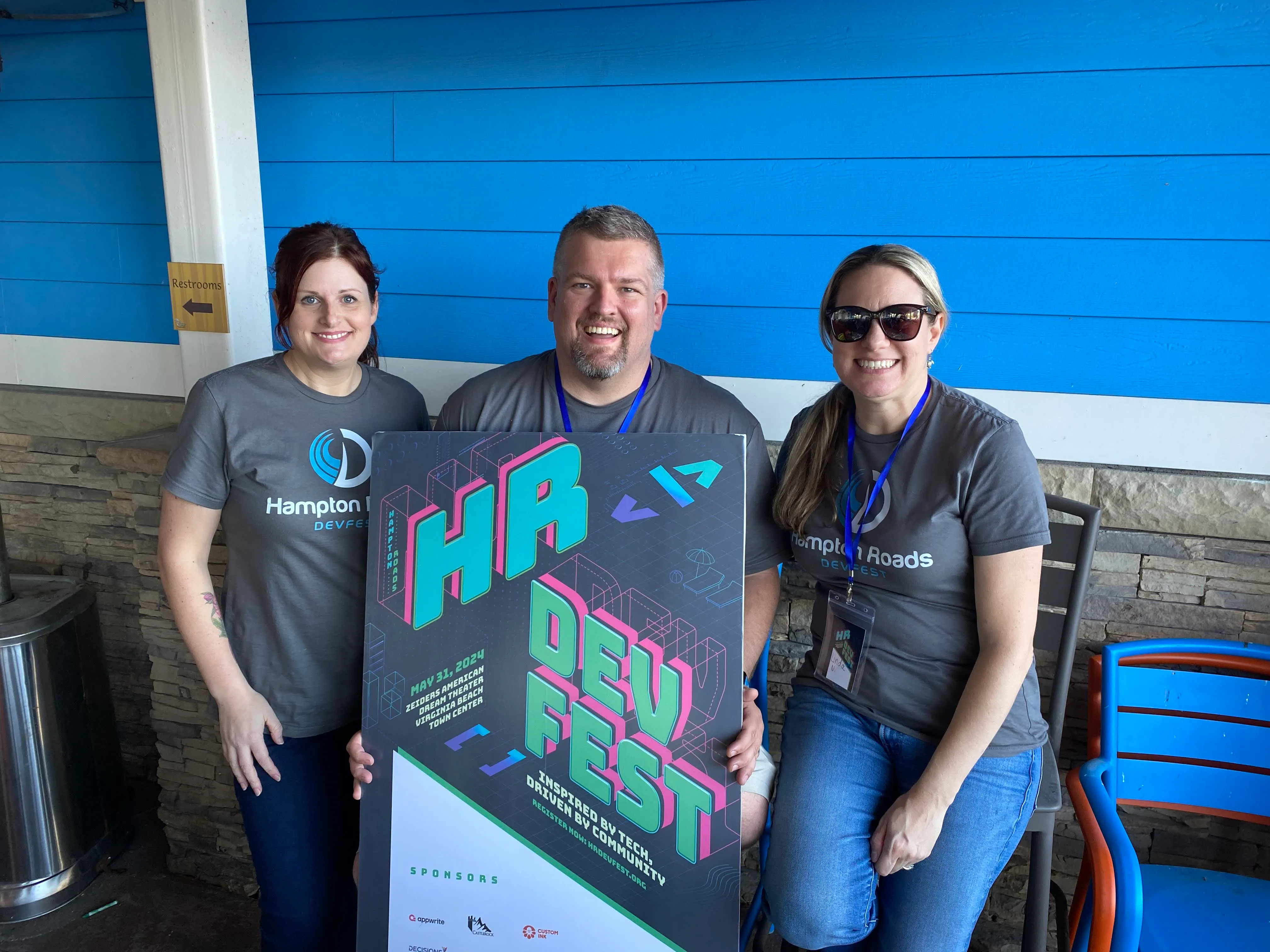 Linda, Alex, and Kevin