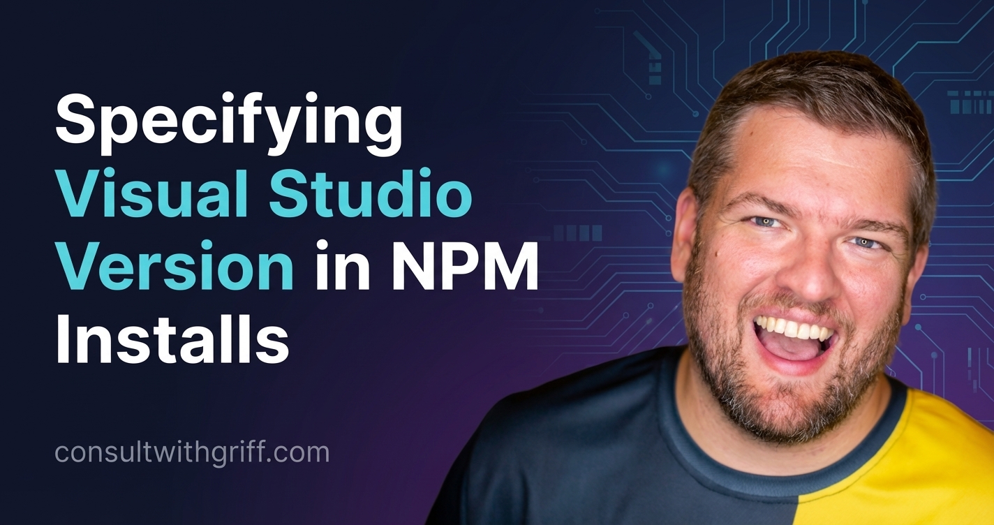 Specifying Visual Studio Version in NPM Installs